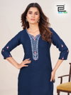 Bloom By Blue Hills Rayon Side Cut Short Kurtis Wholesale Market In Surat